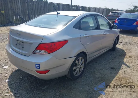 2012 Hyundai Accent Gls from USA, damaged, VIN KMHCU4AE8CU064458